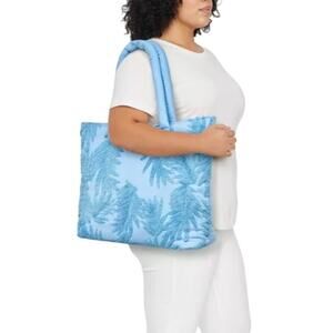 New Shade & Shore Light Blue Terry Tote